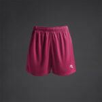 Pantaloni scurti sport dama Musai Vifa, Visiniu - imagine 6