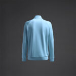 Bluza trening dama Musai Mawi, Albastru sky - imagine 9