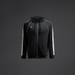 Bluza trening Musai Afiki, Negru / Alb - imagine 6