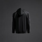 Bluza trening Musai Afiki, Negru / Alb - imagine 7