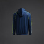 Bluza trening Musai Afiki, Bleumarin / Galben Fluo - imagine 8