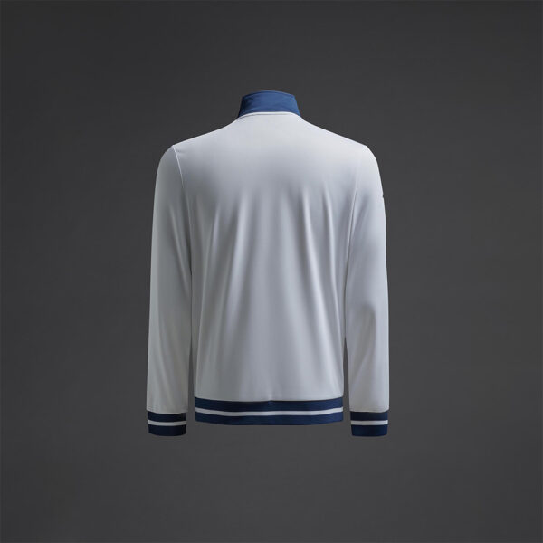 Bluza trening Musai Ishi, Alb / Bleumarin - imagine 7