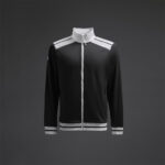 Bluza trening Musai Ishi, Negru / Alb - imagine 7