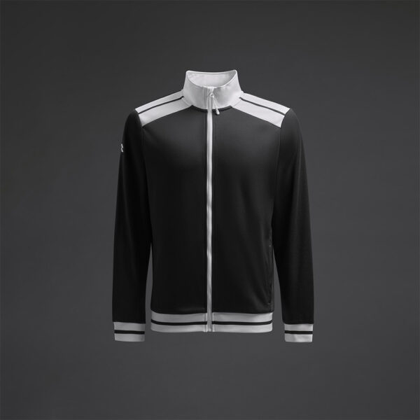 Bluza trening Musai Ishi, Negru / Alb - imagine 7