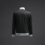 Bluza trening Musai Ishi, Negru / Alb - imagine 8