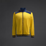 Bluza trening Musai Ishi, Galben / Bleumarin - imagine 6