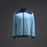 Bluza trening Musai Ishi, Albastru Sky / Bleumarin - imagine 6