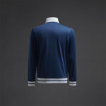 Bluza trening Musai Ishi, Bleumarin / Alb - imagine 7