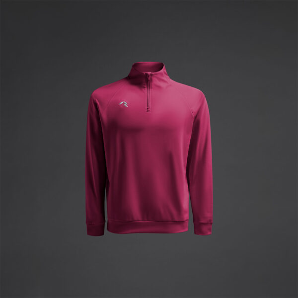 Bluza antrenament Musai Mawi, Visiniu - imagine 6