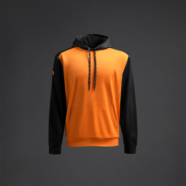 Hanorac Musai Saba, Portocaliu Fluo / Negru - imagine 6