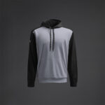 Hanorac Musai Saba, Gri deschis / Negru - imagine 6