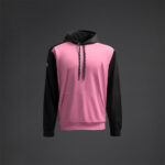 Hanorac Musai Saba, Roz / Negru - imagine 7