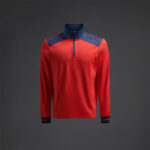 Bluza Musai Ishi, Rosu / Bleumarin - imagine 7