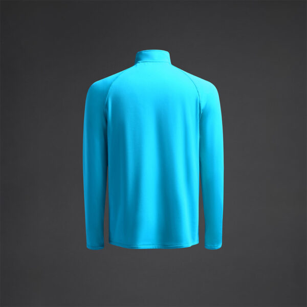 Bluza antrenament Musai Sajo, Turcoaz Fluo - imagine 8