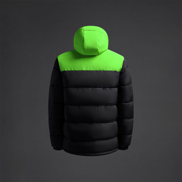 Geaca Musai Kanzu, Negru / Verde Fluo - imagine 7