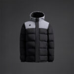 Geaca Musai Kanzu, Negru / Gri deschis - imagine 6