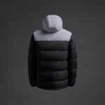 Geaca Musai Kanzu, Negru / Gri deschis - imagine 7