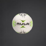 Minge fotbal Musai Pira, Alb / Verde Fluo (Nr. 4)