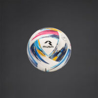 Minge fotbal Musai Boka, Alb / Albastru (Nr. 4)