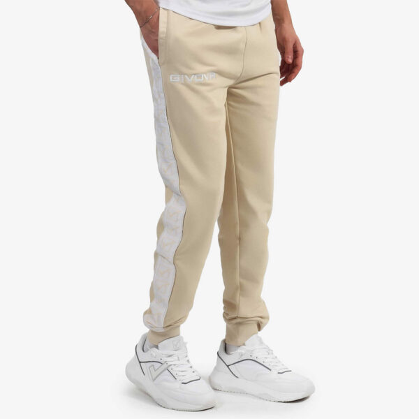 ps1 Pantaloni lungi Givova Terry Band, Nisip - imagine 1