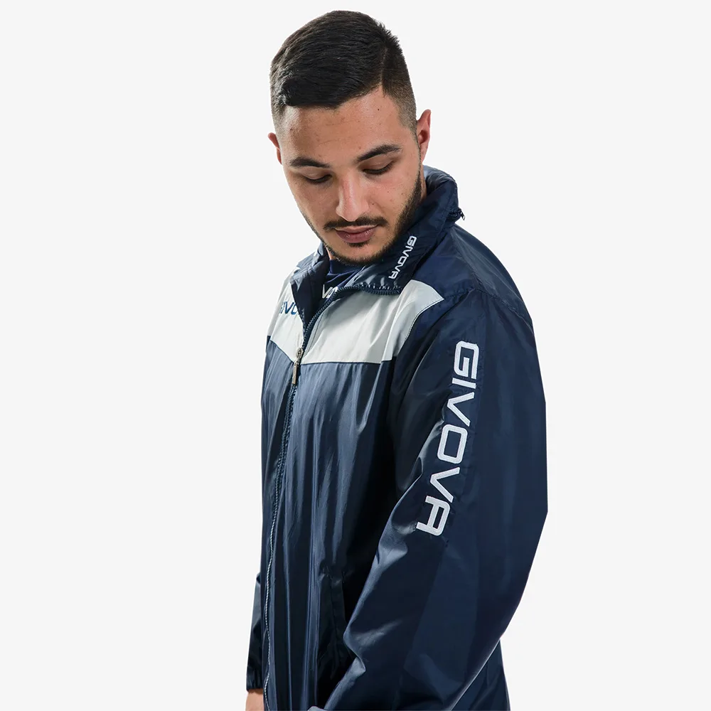 Geaca ploaie Givova Scudo, Bleumarin / Alb - imagine 1