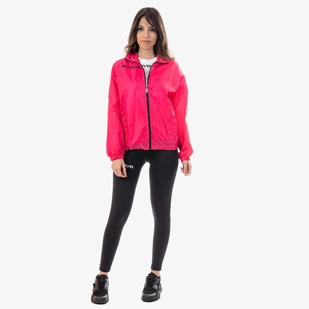 Geaca ploaie Givova Basico, Fuxia - imagine 1