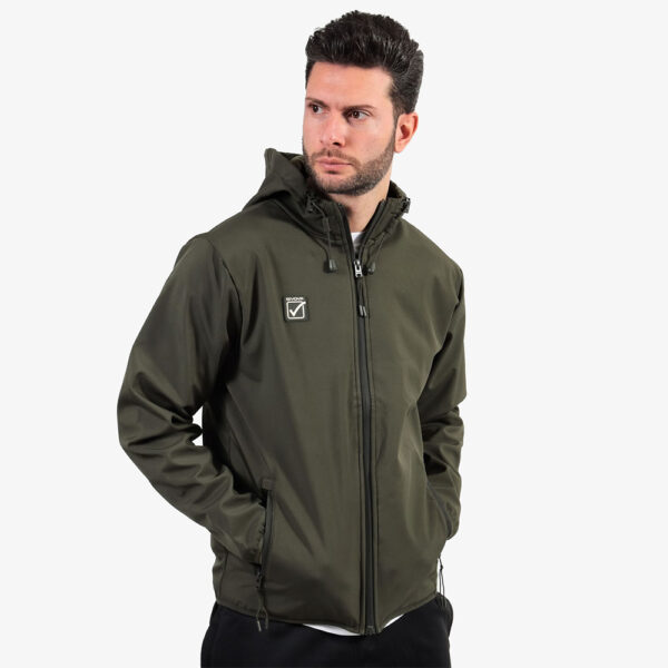 Geaca Givova Soft Shell, Verde militar - imagine 3