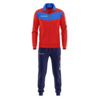 Trening unisex Givova Visa, Albastru Royal / Rosu