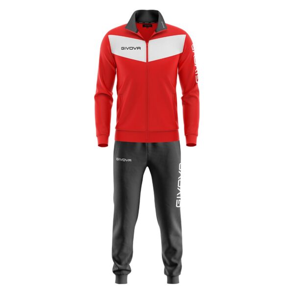 Trening copii Givova Visa, Rosu / Alb - imagine 1