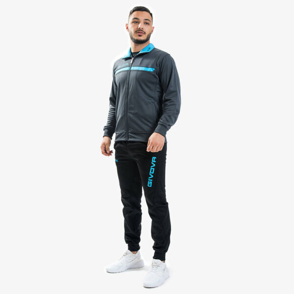 Trening Givova One, Gri inchis / Turcoaz - imagine 1