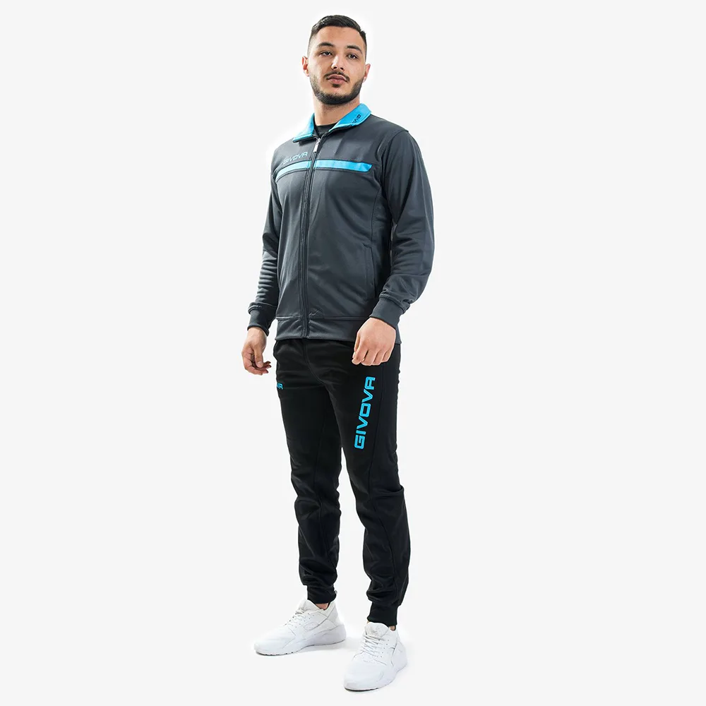 Trening Givova One, Gri inchis / Turcoaz - imagine 1