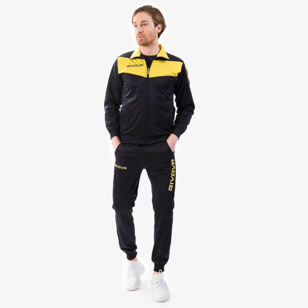 tuta-visa-blu-giallo-4-1 Trening Givova Visa, Bleumarin / Galben - imagine 1