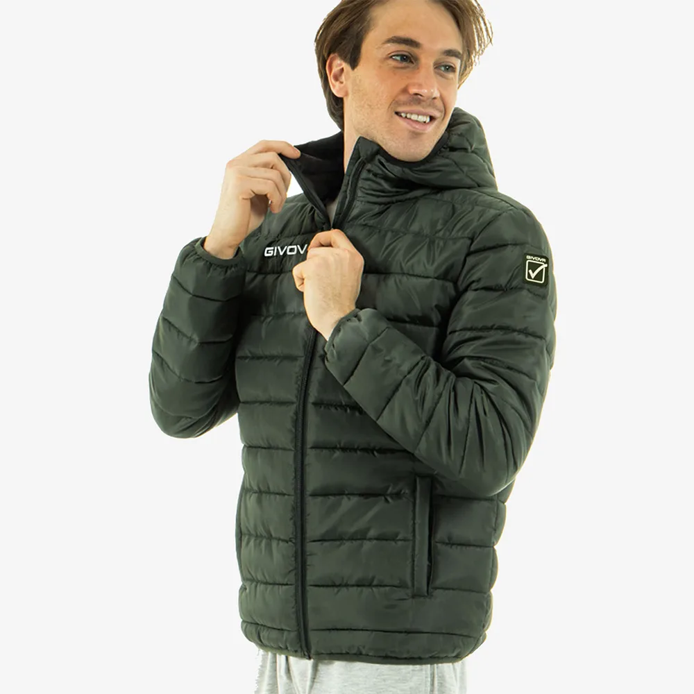 Geaca Givova Olanda, Verde militar / Negru - imagine 1