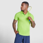 Tricou polo Monzha, Verde Lime - imagine 3