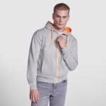 Hanorac Fuji, Gri / Portocaliu Fluo