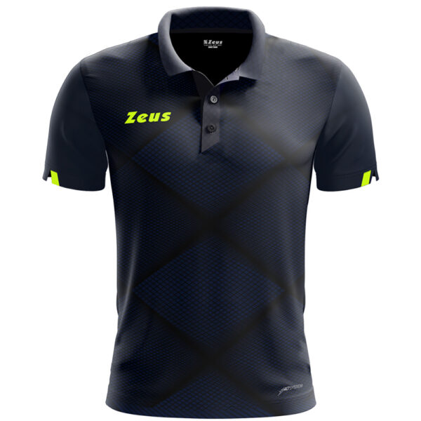 Tricou polo Zeus Galaxy, Bleumarin - imagine 1