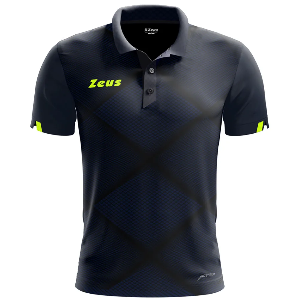 Tricou polo Zeus Galaxy, Bleumarin - imagine 1