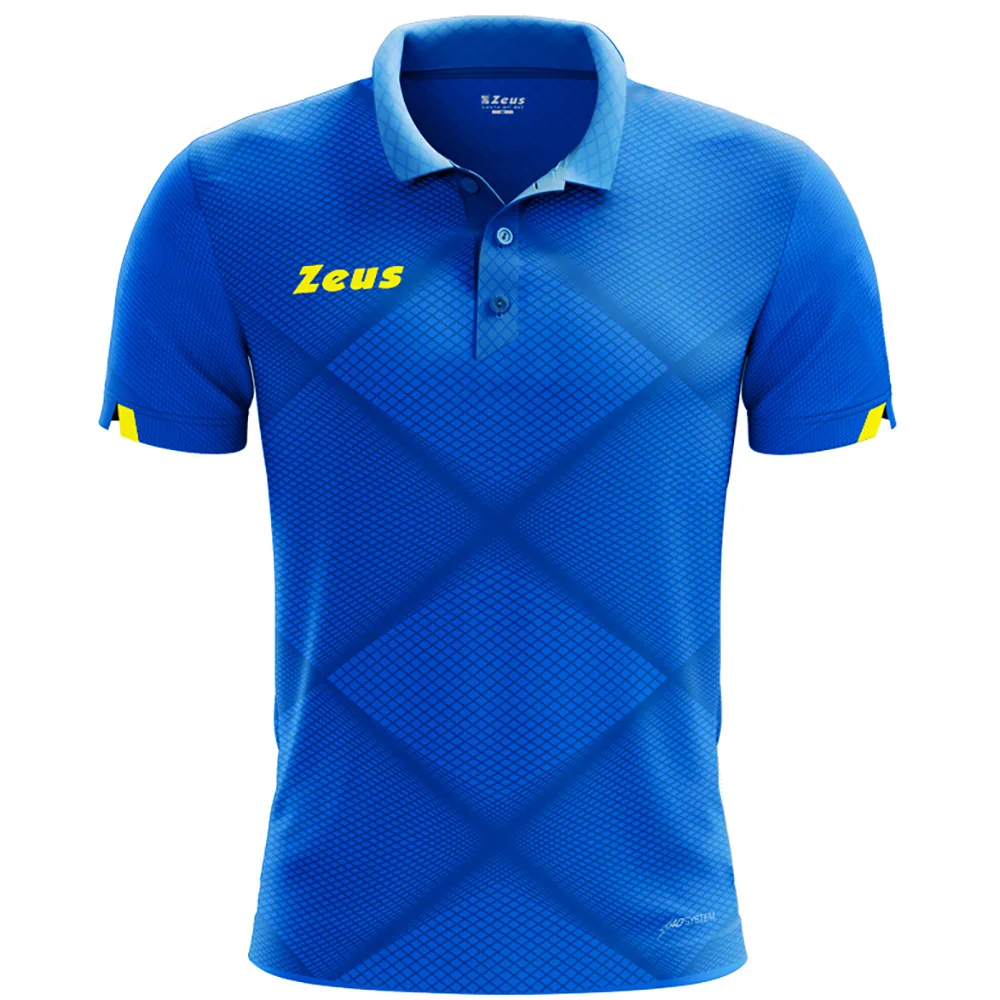 Tricou polo Zeus Galaxy, Electric Royal - imagine 1