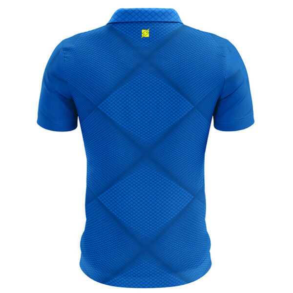 Tricou polo Zeus Galaxy, Electric Royal - imagine 2