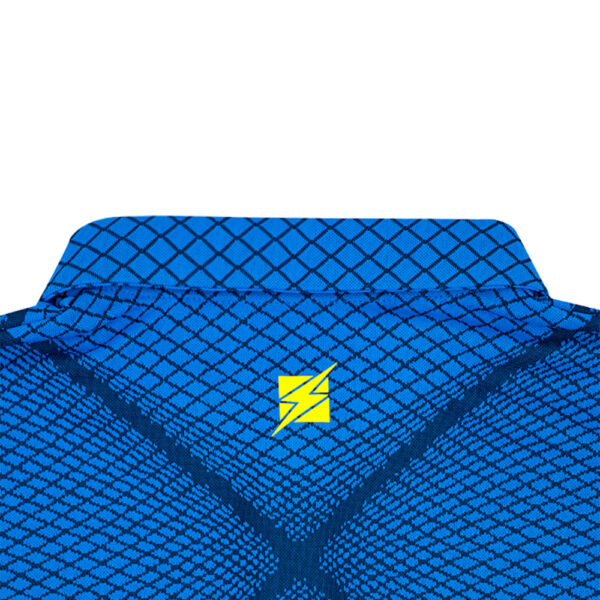 Tricou polo Zeus Galaxy, Electric Royal - imagine 4