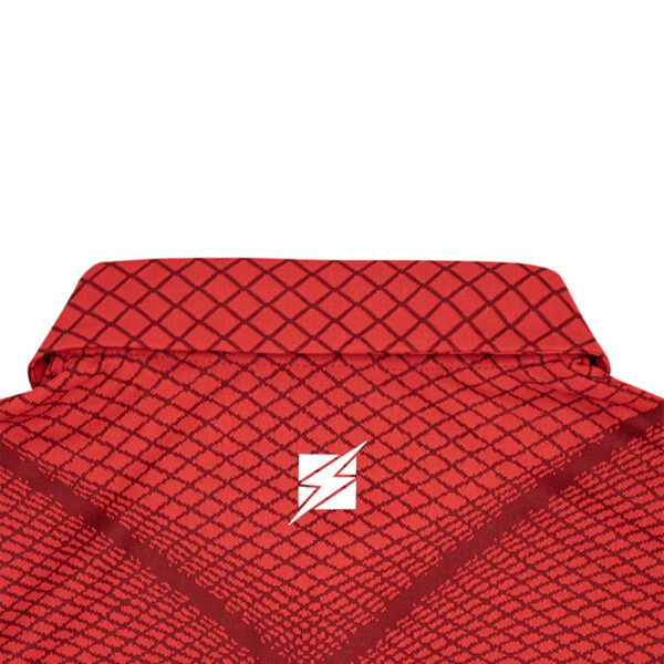 Tricou polo Zeus Galaxy, Rosu - imagine 4