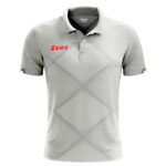 Tricou polo Zeus Galaxy, Argintiu