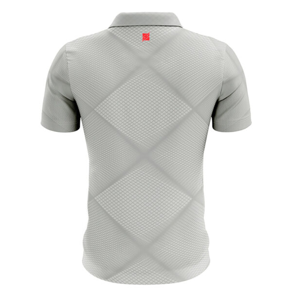 Tricou polo Zeus Galaxy, Argintiu - imagine 2