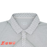 Tricou polo Zeus Galaxy, Argintiu - imagine 3