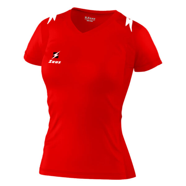 Tricou volei dama Zeus Tiger, Rosu - imagine 1