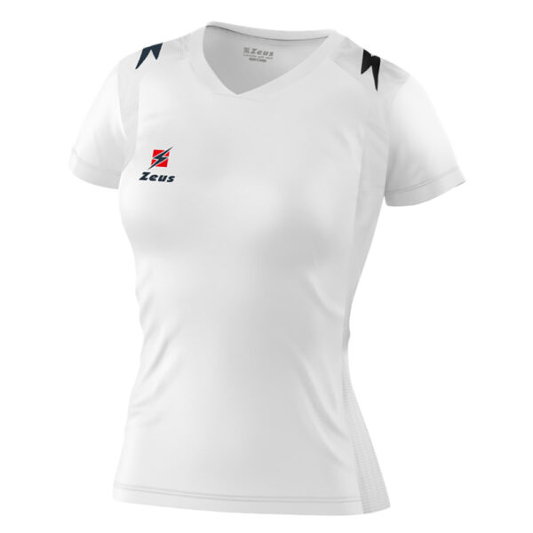 Tricou volei dama Zeus Tiger, Alb - imagine 1