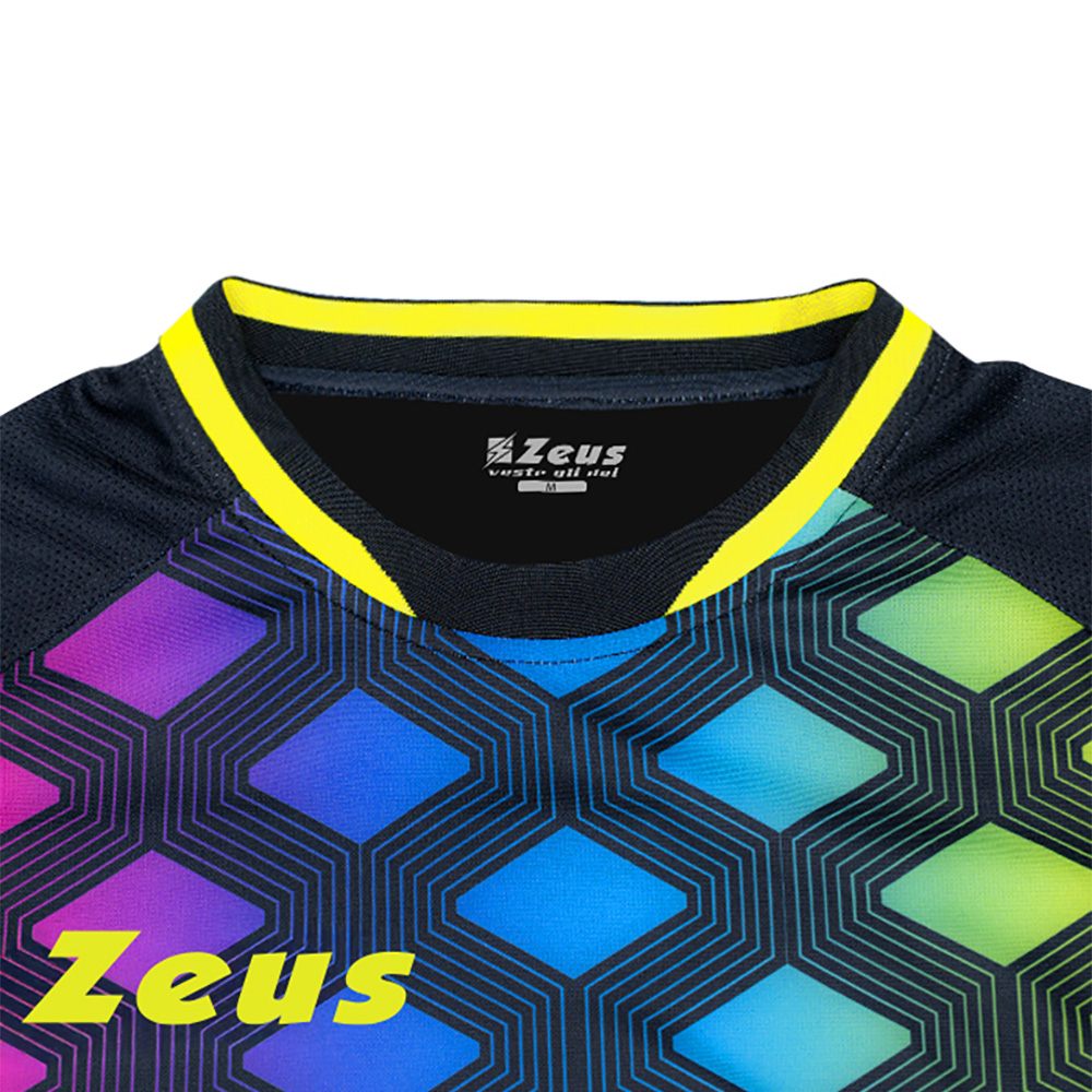 Set echipament portar Zeus Vintage, Galben Fluo / Fuxia - imagine 3