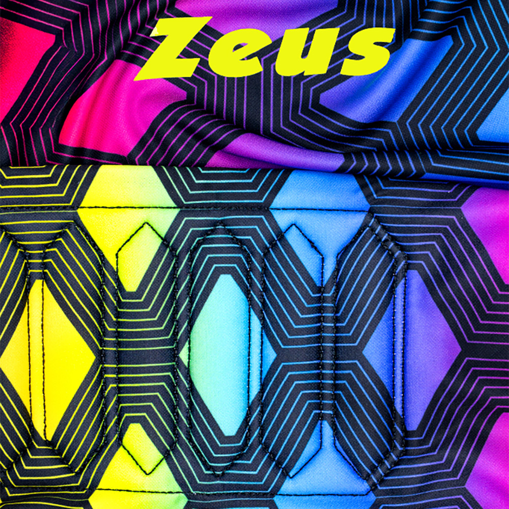 Set echipament portar Zeus Vintage, Galben Fluo / Fuxia - imagine 7