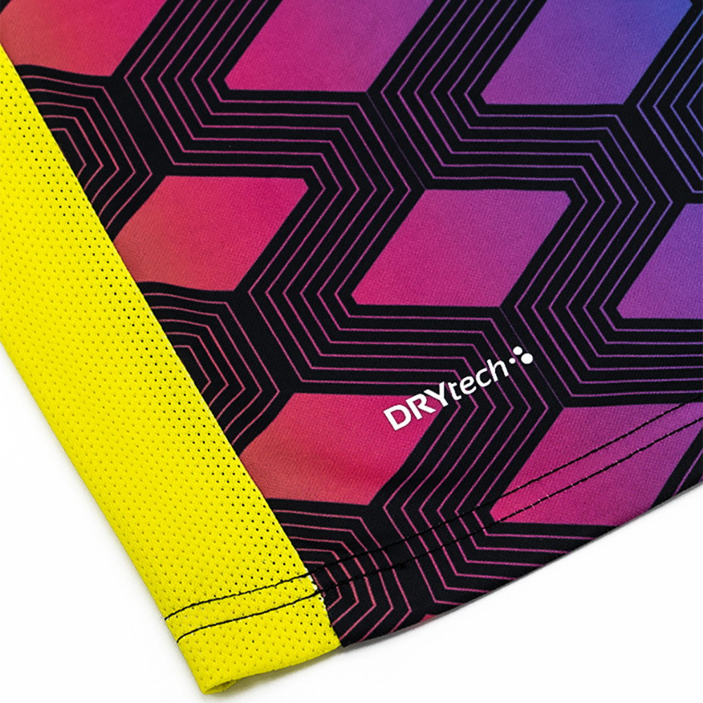 Set echipament portar Zeus Vintage, Galben Fluo / Fuxia - imagine 5