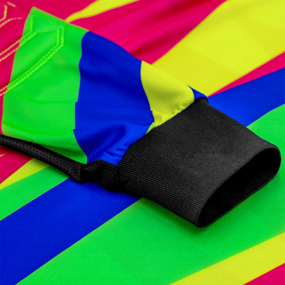 Set echipament portar Zeus Vintage, Fuxia / Verde Fluo - imagine 5